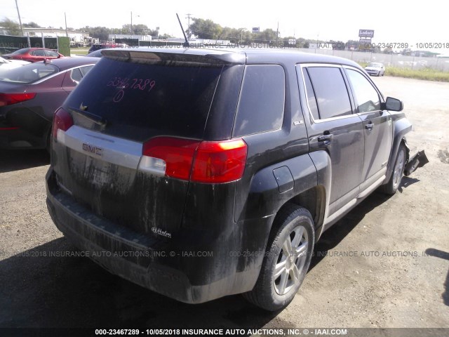 2GKALMEK1F6136011 - 2015 GMC TERRAIN SLE BLACK photo 4