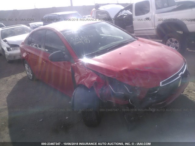 1G1PA5SH9E7161014 - 2014 CHEVROLET CRUZE RED photo 1