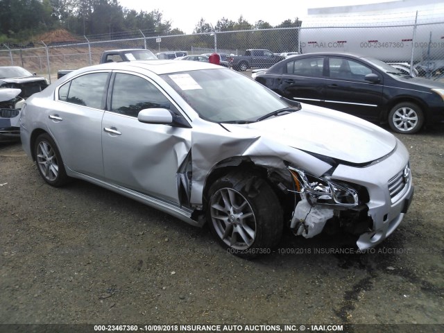 1N4AA5AP5CC832002 - 2012 NISSAN MAXIMA S/SV SILVER photo 1