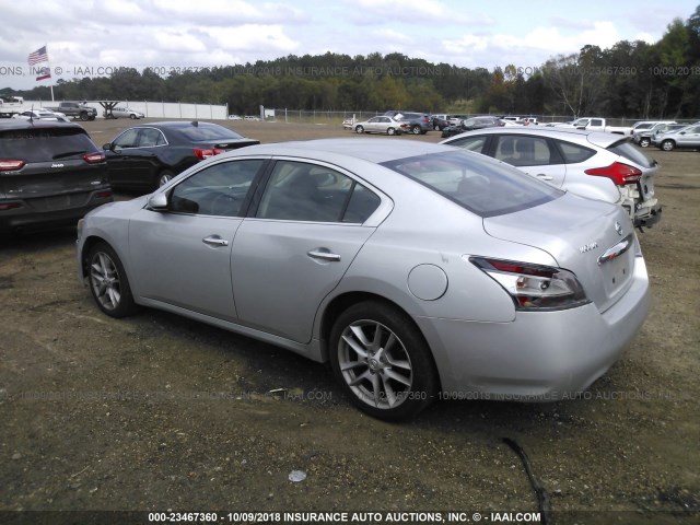 1N4AA5AP5CC832002 - 2012 NISSAN MAXIMA S/SV SILVER photo 3