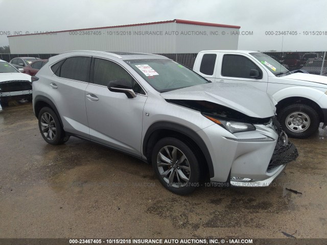 JTJYARBZ8G2032240 - 2016 LEXUS NX 200T/BASE/F SPORT SILVER photo 1