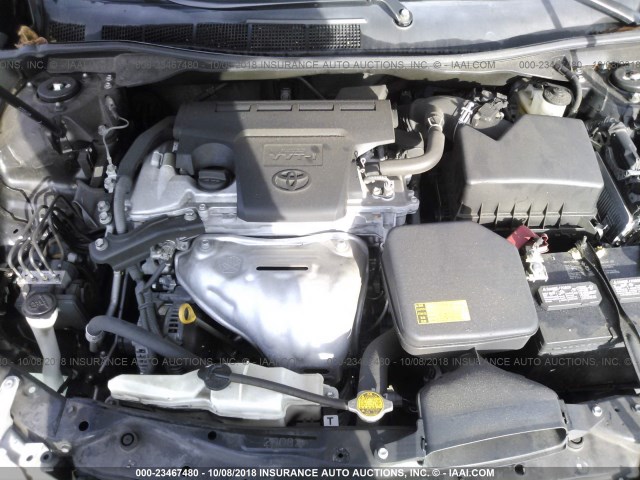 4T4BF1FK9CR219673 - 2012 TOYOTA CAMRY SE/LE/XLE 黑色 照片 10