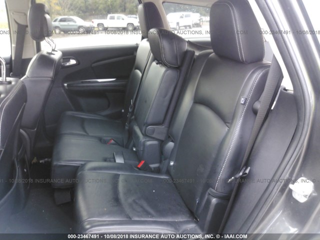 3C4PDDBG5ET167890 - 2014 DODGE JOURNEY SXT GRAY photo 8