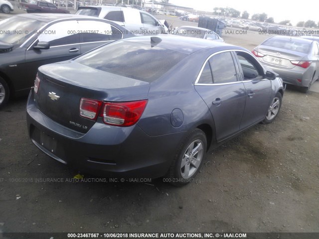 1G11B5SL4FF138691 - 2015 CHEVROLET MALIBU LS 蓝色 照片 4