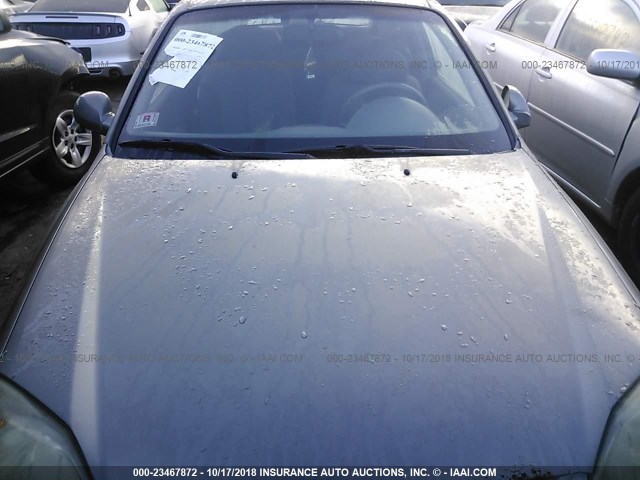 KMHCG35C84U301042 - 2004 HYUNDAI ACCENT GL GRAY photo 6