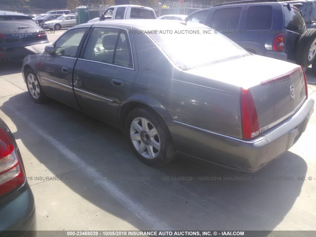 1G6KD57Y76U254590 - 2006 CADILLAC DTS GRAY photo 3