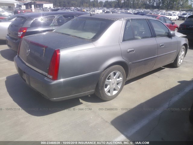 1G6KD57Y76U254590 - 2006 CADILLAC DTS GRAY photo 4