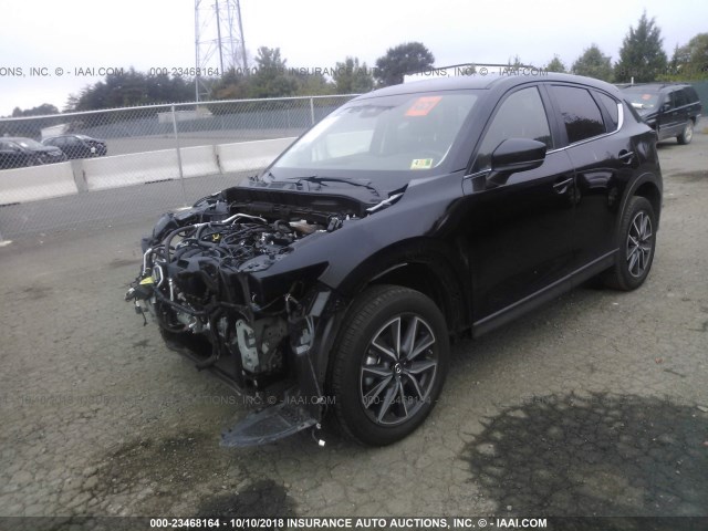 JM3KFACM0J1358326 - 2018 MAZDA CX-5 TOURING Noir photo 2