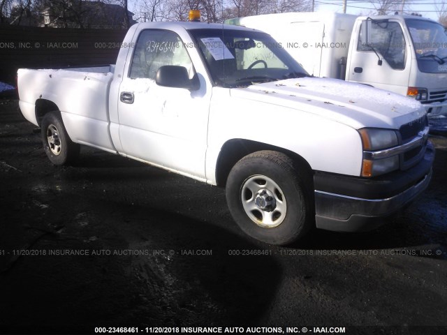 1GCEC14XX4Z326724 - 2004 CHEVROLET SILVERADO C1500 WHITE photo 1