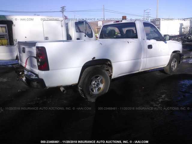 1GCEC14XX4Z326724 - 2004 CHEVROLET SILVERADO C1500 WHITE photo 4