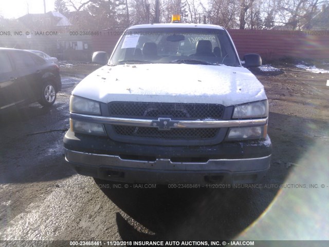 1GCEC14XX4Z326724 - 2004 CHEVROLET SILVERADO C1500 WHITE photo 6