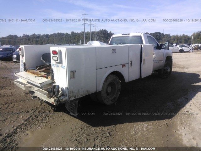 1GB3KZCG5DF120680 - 2013 CHEVROLET K3500 SILVERADO K3500 WHITE photo 4