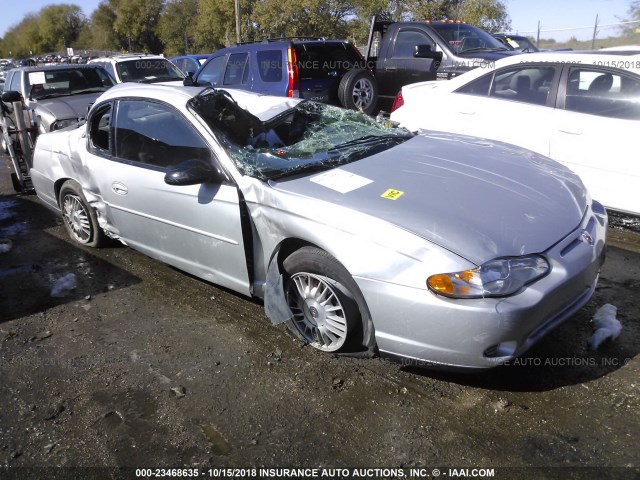 2G1WW12E129147713 - 2002 CHEVROLET MONTE CARLO LS SILVER photo 1