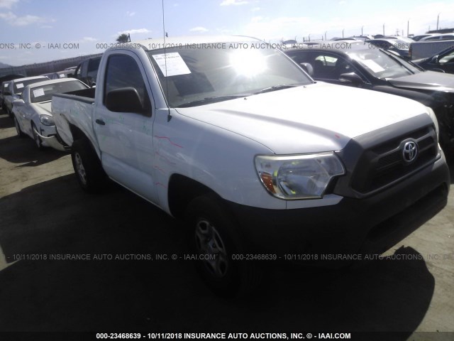 5TFNX4CN2DX019937 - 2013 TOYOTA TACOMA WHITE photo 1