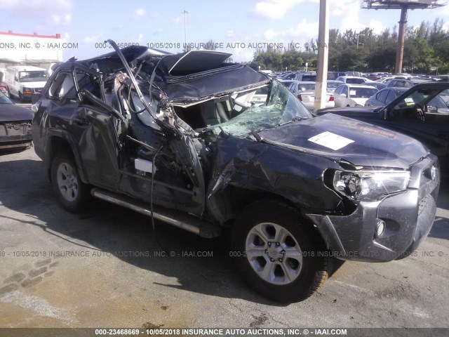 JTEZU5JR7F5091605 - 2015 TOYOTA 4RUNNER SR5/LIMITED GRAY photo 6