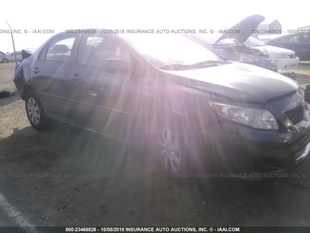 1NXBU40E99Z052647 - 2009 TOYOTA COROLLA S/LE/XLE GRAY photo 1