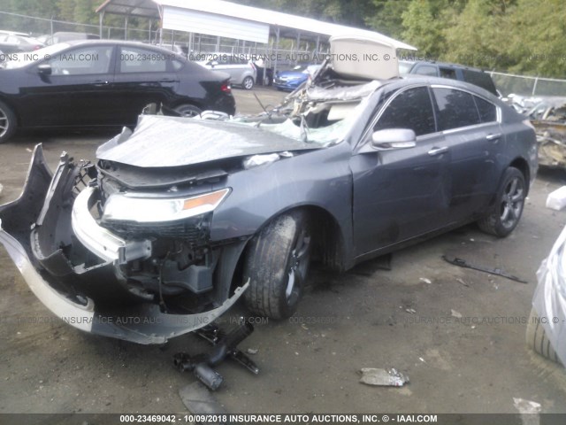 19UUA9F58AA009113 - 2010 ACURA TL GRAY photo 2