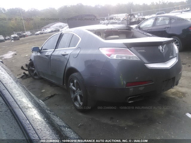 19UUA9F58AA009113 - 2010 ACURA TL GRAY photo 3