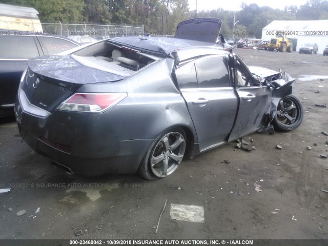 19UUA9F58AA009113 - 2010 ACURA TL GRAY photo 4