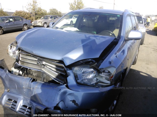 JTEEW44A982006034 - 2008 TOYOTA HIGHLANDER HYBRID LIMITED BLUE photo 2