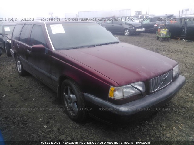 YV1LW5727T2219167 - 1996 VOLVO 850 RED photo 1