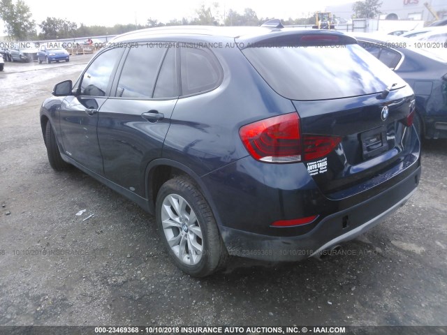 WBAVL1C55DVR86125 - 2013 BMW X1 XDRIVE28I BLUE photo 3