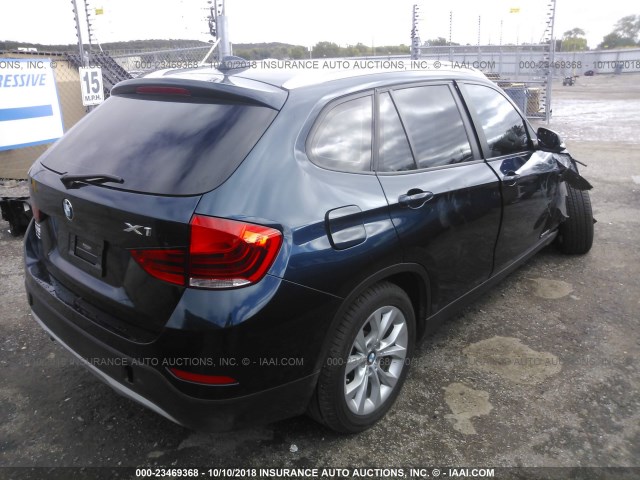 WBAVL1C55DVR86125 - 2013 BMW X1 XDRIVE28I BLUE photo 4