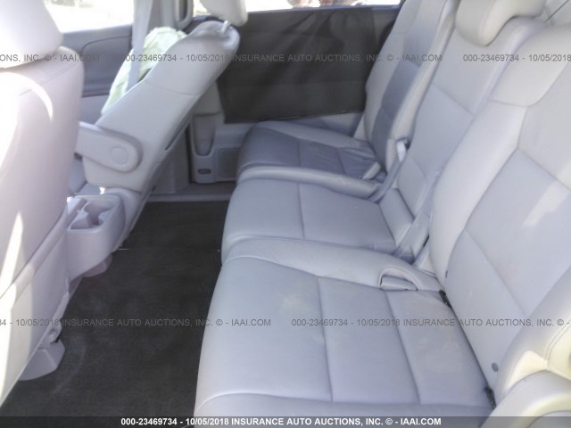 5FNRL5H66FB070276 - 2015 HONDA ODYSSEY EXL GRAY photo 8