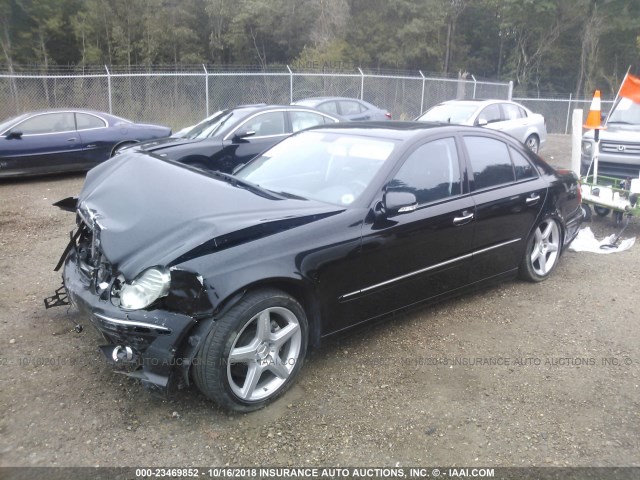 WDBUF72X59B437737 - 2009 MERCEDES-BENZ E 550 BLACK photo 2