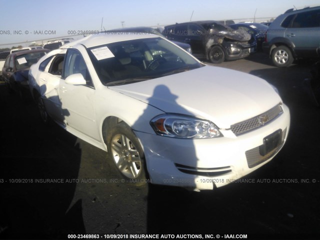 2G1WB5E33G1180909 - 2016 CHEVROLET IMPALA LIMITED LT WHITE photo 1