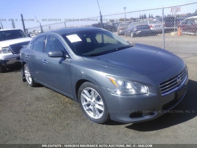 1N4AA51EX9C828390 - 2009 NISSAN MAXIMA S/SV GRAY photo 1