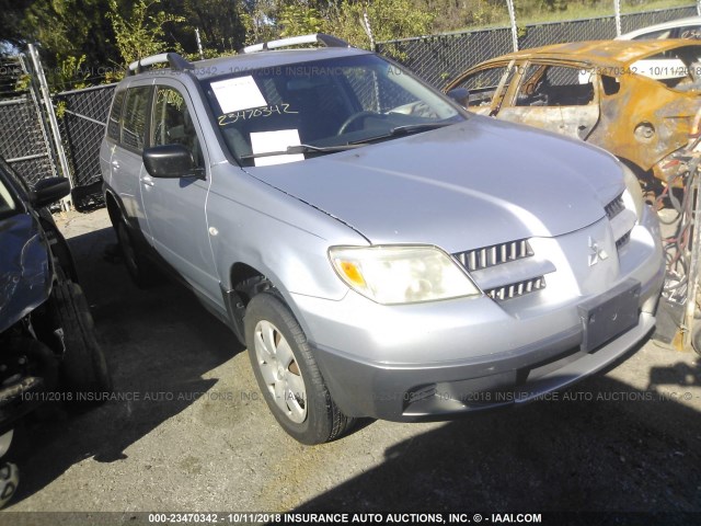 JA4LZ31F55U042343 - 2005 MITSUBISHI OUTLANDER LS SILVER photo 1