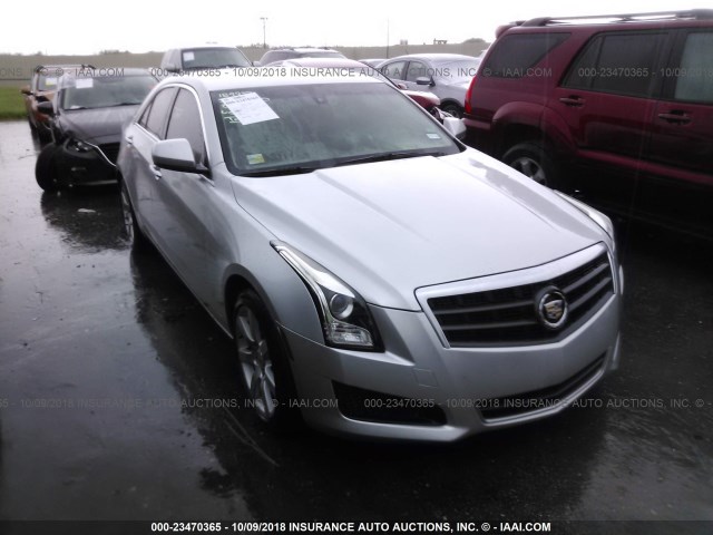 1G6AA5RAXE0194640 - 2014 CADILLAC ATS SILVER photo 1