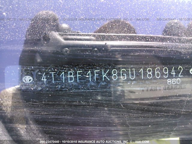 4T1BF1FK8GU186942 - 2016 TOYOTA CAMRY LE/XLE/SE/XSE WHITE photo 9