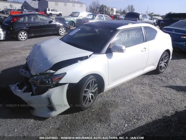 JTKJF5C74FJ004914 - 2015 TOYOTA SCION TC 白色 照片 2