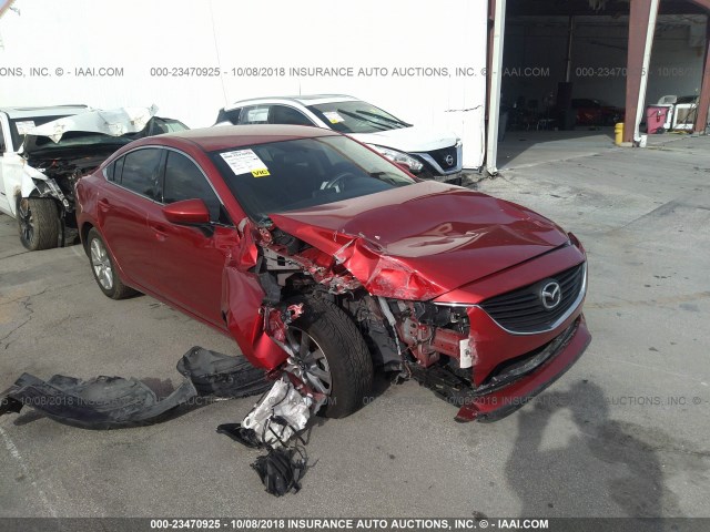 JM1GJ1U54G1402602 - 2016 MAZDA 6 SPORT RED photo 1