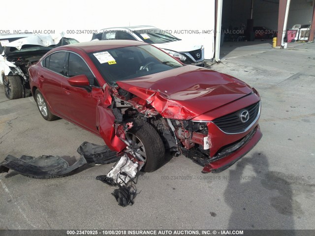 JM1GJ1U54G1402602 - 2016 MAZDA 6 SPORT RED photo 6