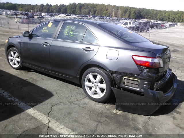 4T1BB46K48U043324 - 2008 TOYOTA CAMRY HYBRID GRAY photo 3