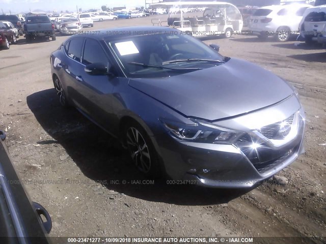 1N4AA6AP1GC443501 - 2016 NISSAN MAXIMA 3.5S/SV/SL/SR/PLAT GRAY photo 1