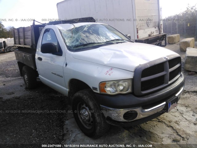 3D6WU26D53G822954 - 2003 DODGE RAM 2500 WHITE photo 1