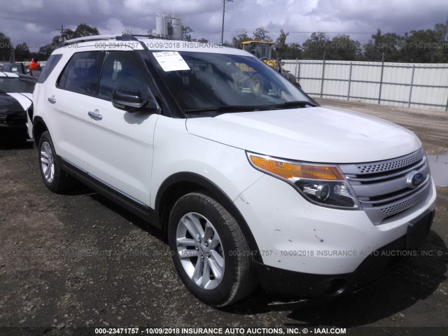 1FMHK8D86CGA84702 - 2012 FORD EXPLORER XLT WHITE photo 1