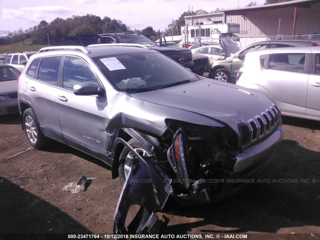 1C4PJMCS8FW595458 - 2015 JEEP CHEROKEE LATITUDE GRAY photo 1