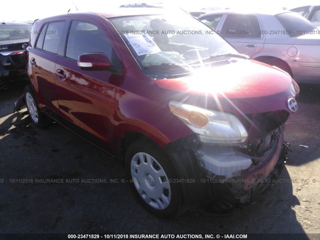 JTKKU4B45A1005509 - 2010 TOYOTA SCION XD RED photo 1