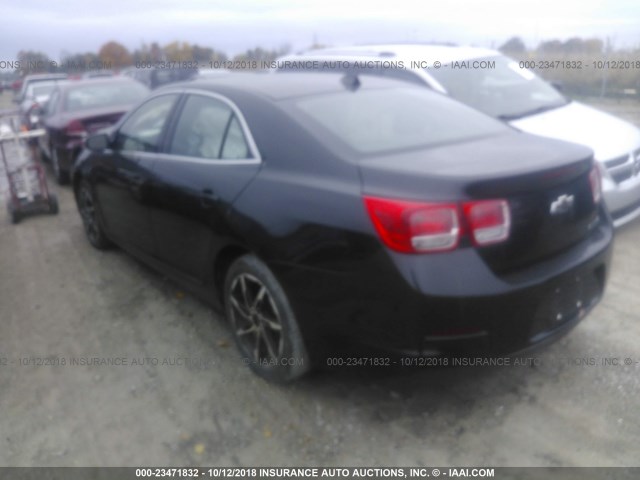 1G11F5RR6DF105381 - 2013 CHEVROLET MALIBU 2LT BLACK photo 3