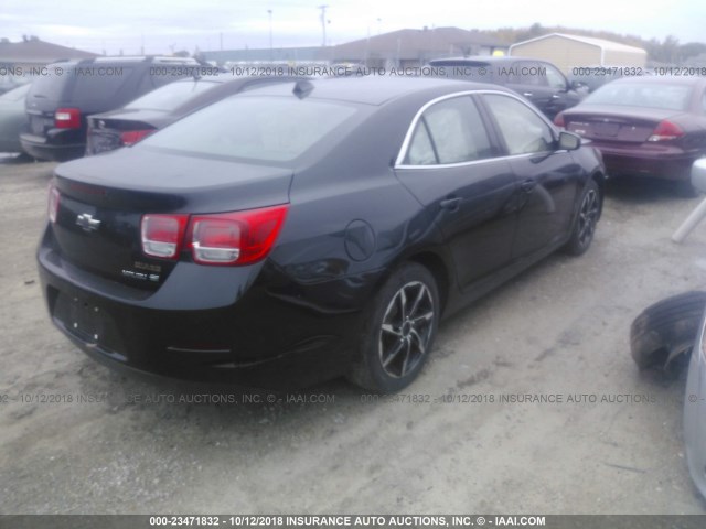 1G11F5RR6DF105381 - 2013 CHEVROLET MALIBU 2LT BLACK photo 4