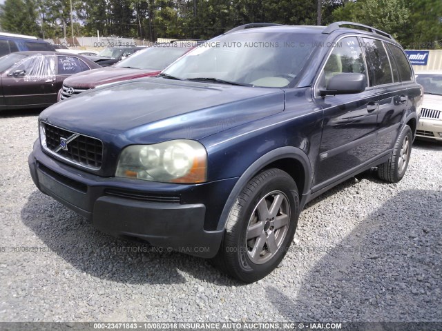 YV1CN59H841109109 - 2004 VOLVO XC90 BLUE photo 2