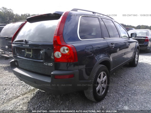 YV1CN59H841109109 - 2004 VOLVO XC90 BLUE photo 4