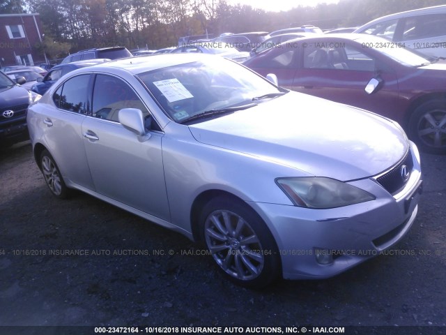 JTHCK262372016167 - 2007 LEXUS IS 250 SILVER photo 1