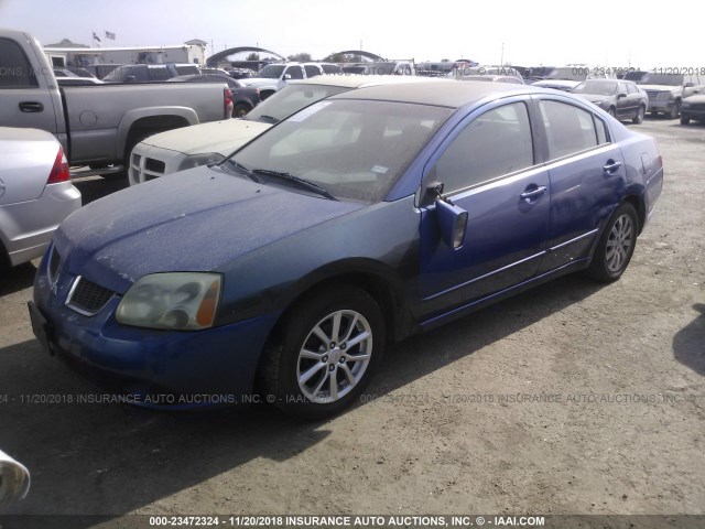 4A3AB36F36E011501 - 2006 MITSUBISHI GALANT ES MEDIUM/LS MEDIUM BLUE photo 2