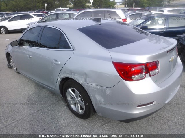 1G11A5SL0FF305972 - 2015 CHEVROLET MALIBU LS SILVER photo 3